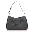 Gucci Gucci Canvas Horsebit Shoulder Bag (SHG-32126)