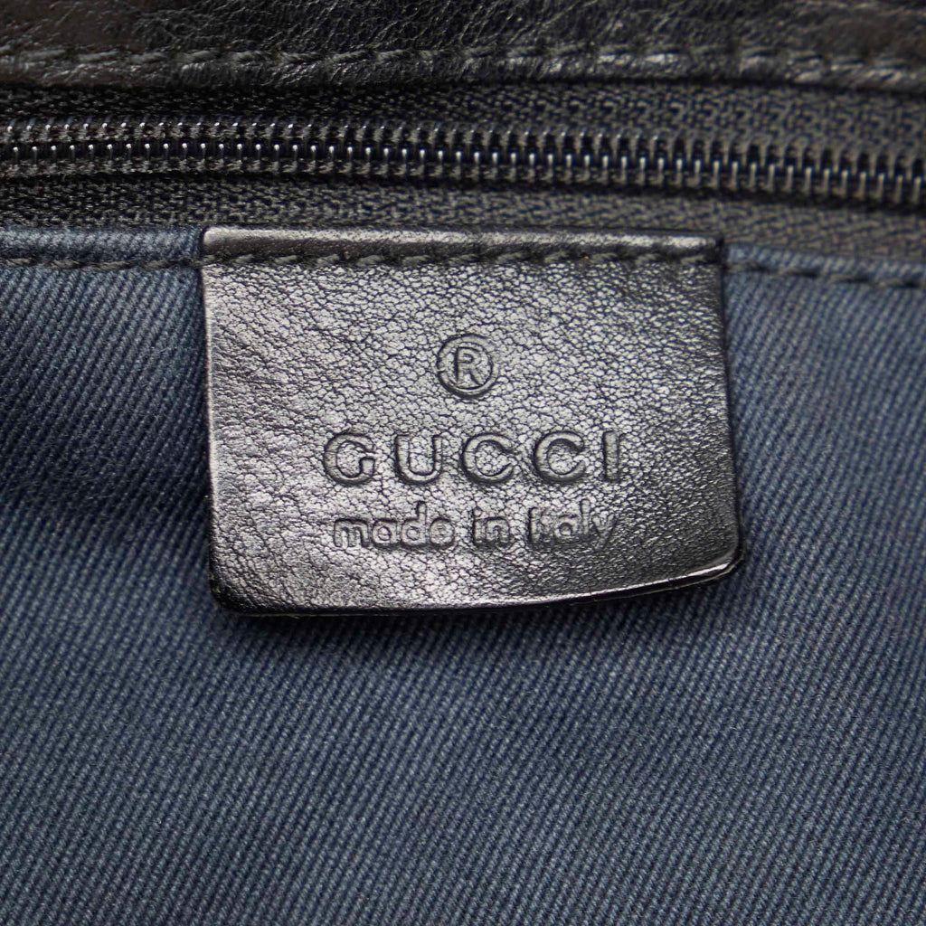 Gucci Gucci Canvas Horsebit Shoulder Bag (SHG-32126)