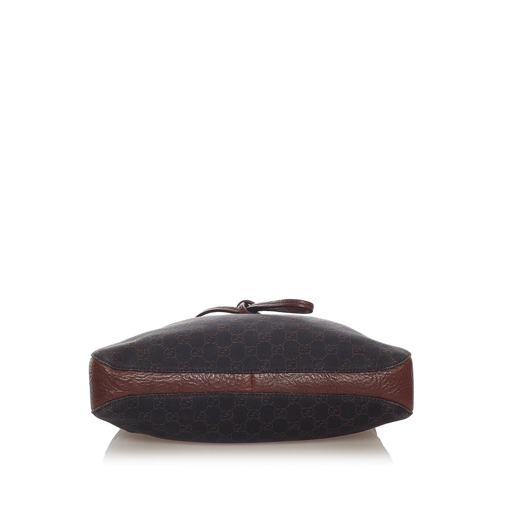 Gucci Gucci Canvas Horsebit Shoulder Bag (SHG-32909)