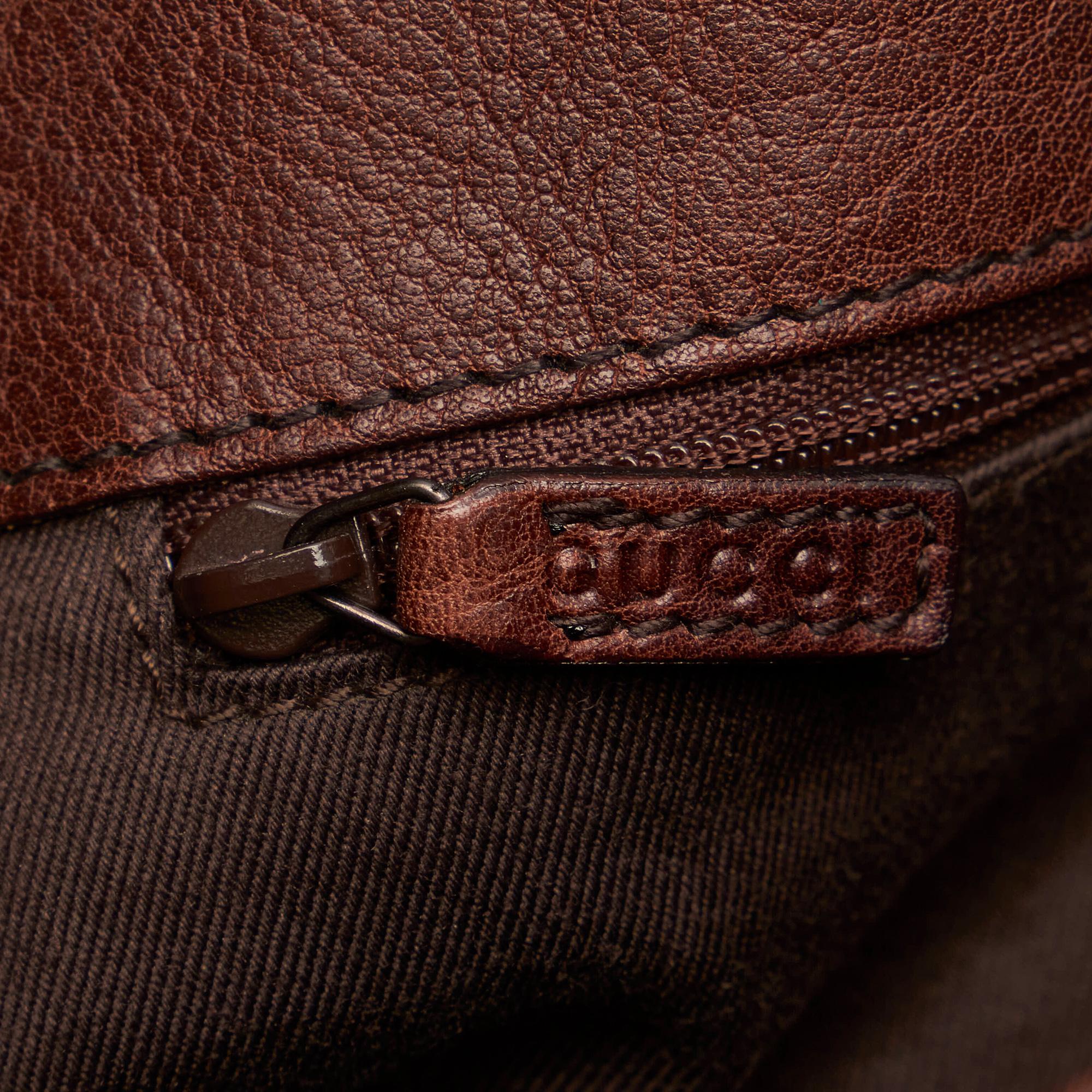 Gucci Gucci Canvas Horsebit Shoulder Bag (SHG-32909)