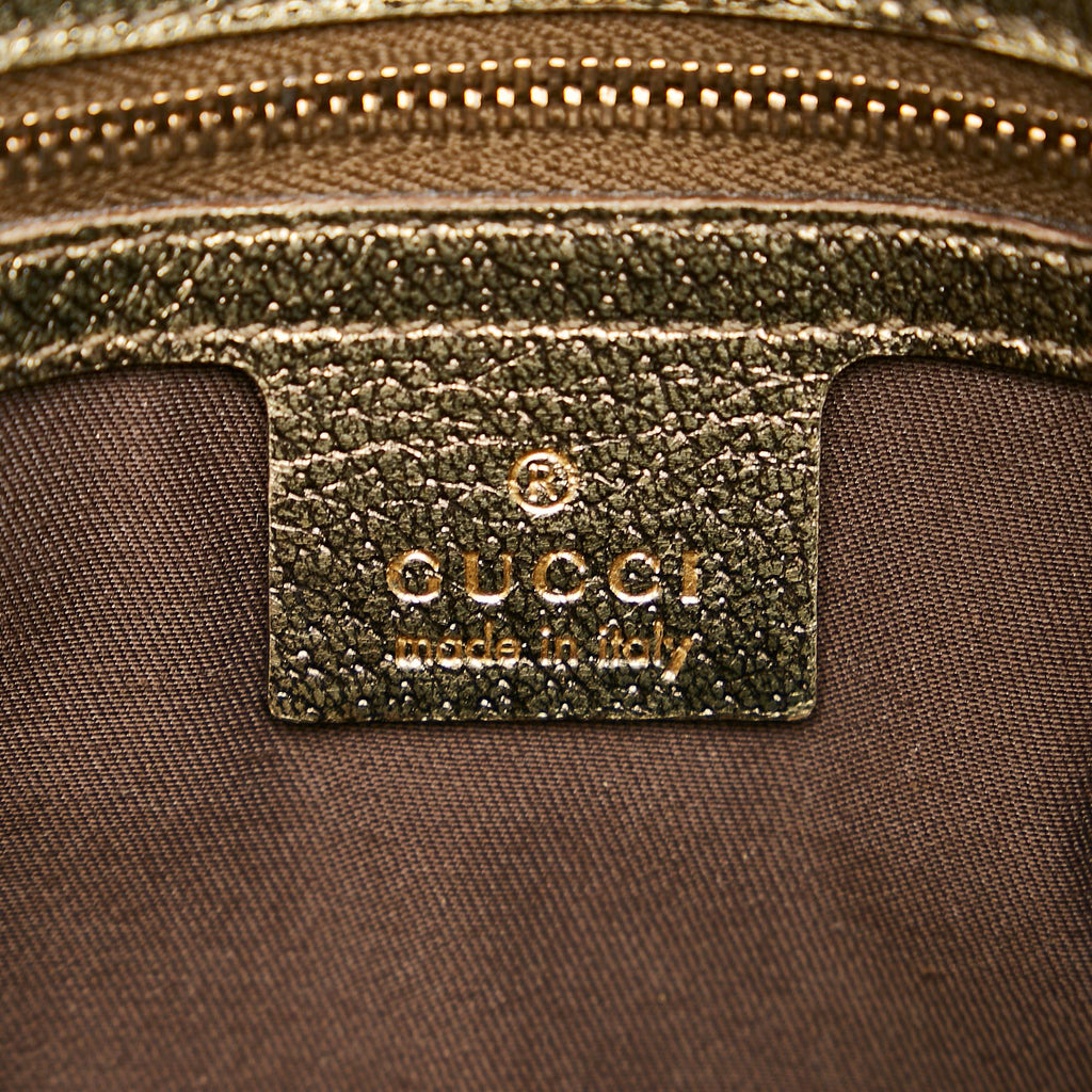 Gucci GG Canvas Horsebit Shoulder Bag (SHG-35618)