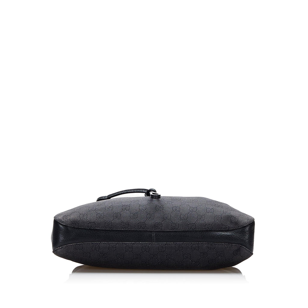 Gucci GG Canvas Horsebit Shoulder Bag (SHG-3xYnnv)