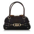 Gucci Gucci Canvas Horsebit Wave Handbag (SHG-31049)