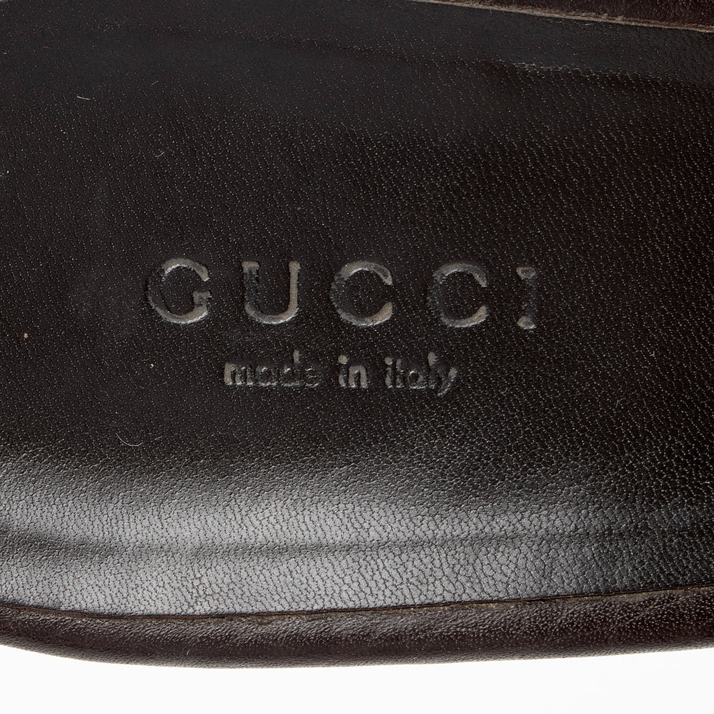 Gucci GG Canvas Horsebit Wood Mules - Size 7.5 / 37.5 (SHF-fMVVfs)