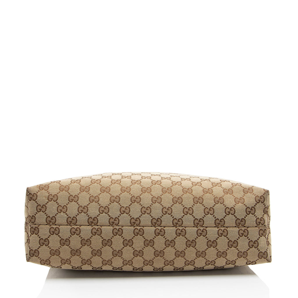 Gucci GG Canvas Icon Bit Medium Hobo