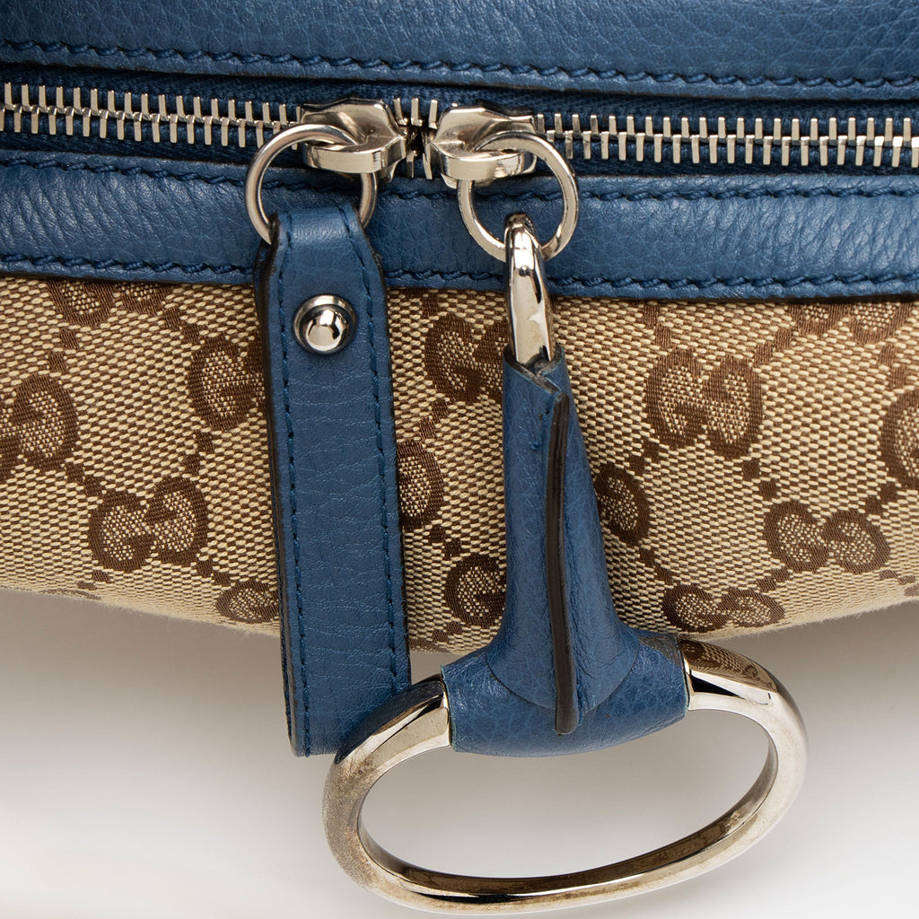 Gucci GG Canvas Icon Bit Medium Hobo