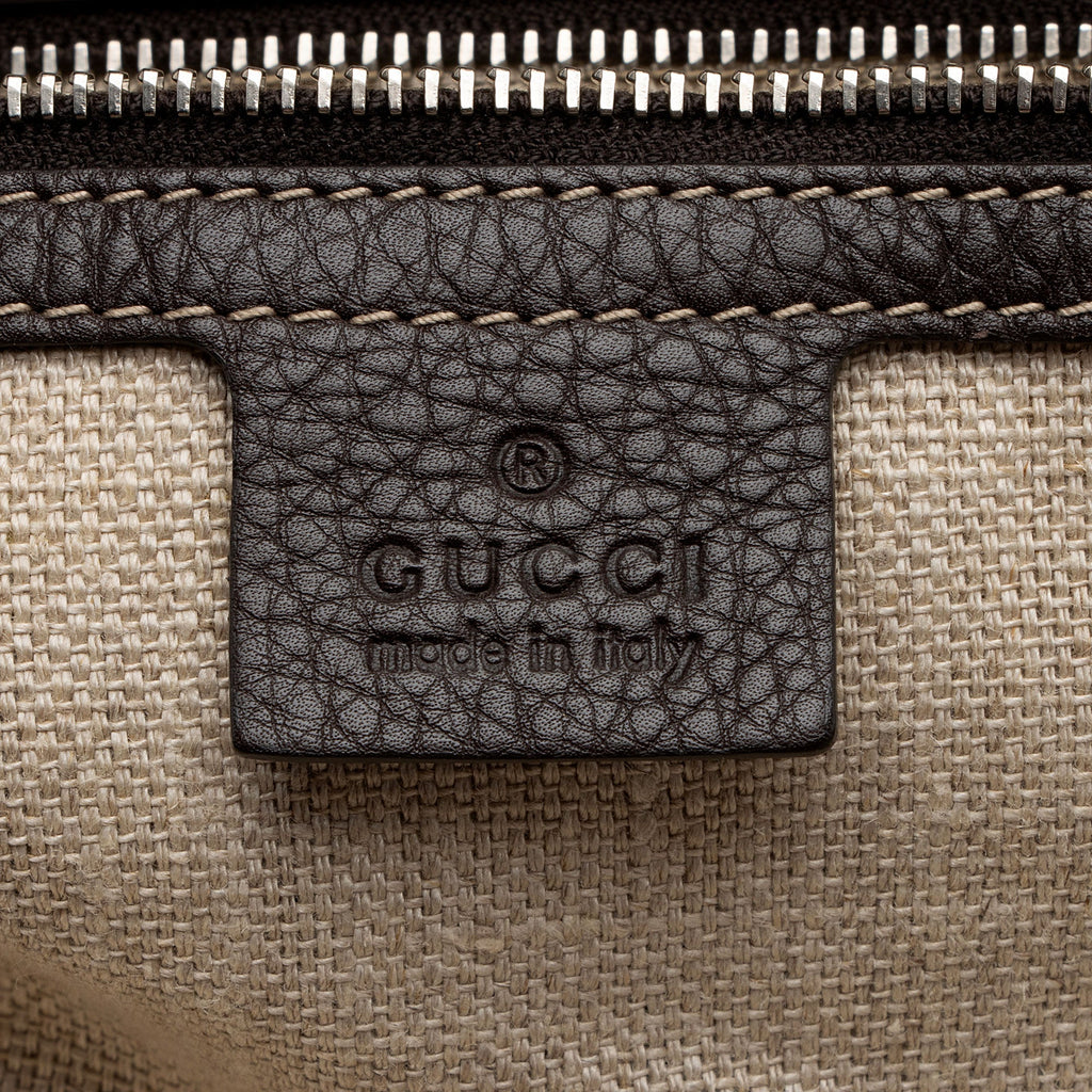 Gucci GG Canvas Icon Bit Medium Tote (SHF-1bZhea)
