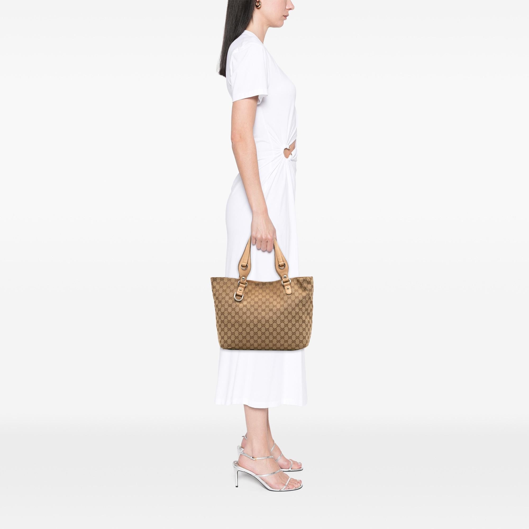 Gucci GG Canvas Icon Bit Tote