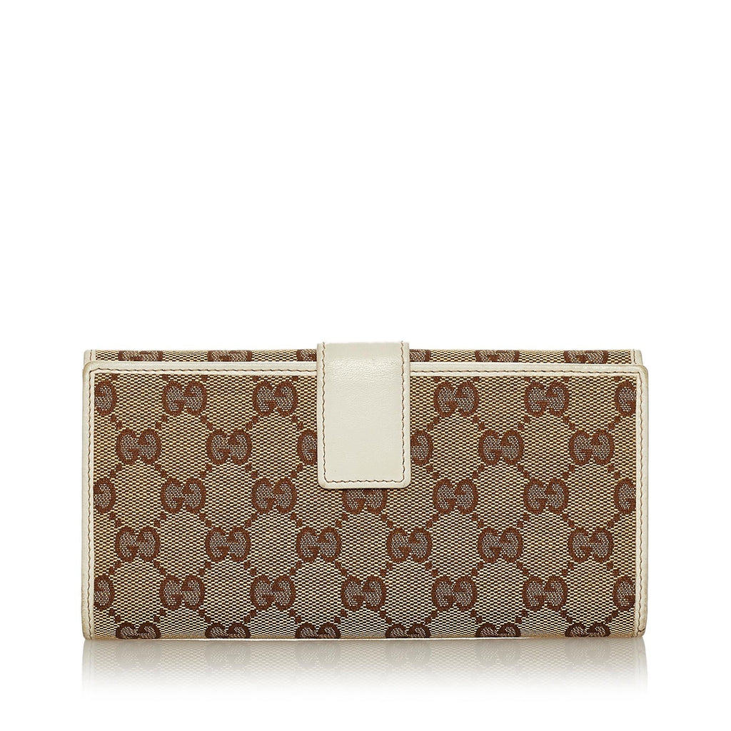 Gucci Gucci Canvas Interlocking G Long Wallet (SHG-28727)