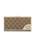 Gucci Gucci Canvas Interlocking G Long Wallet (SHG-29699)