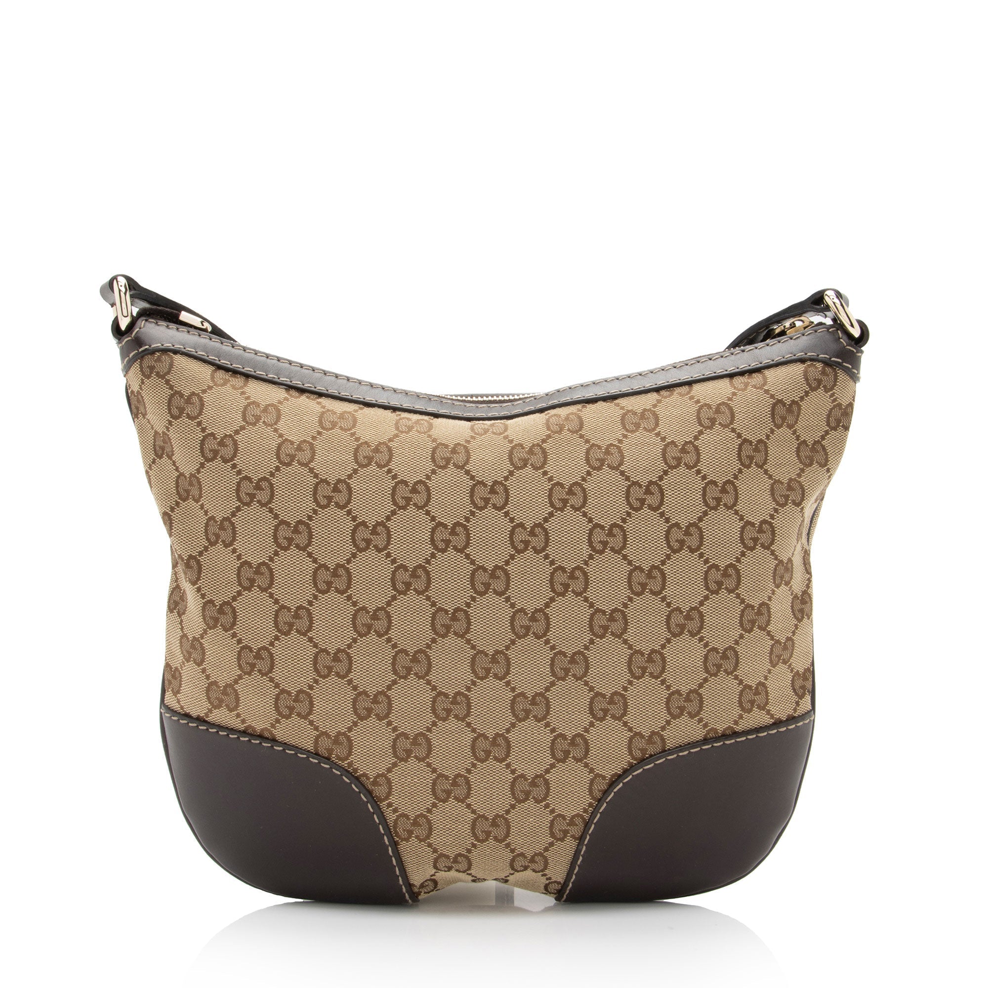 Gucci GG Canvas Interlocking Heart Crossbody Bag (SHF-2gSnDY)