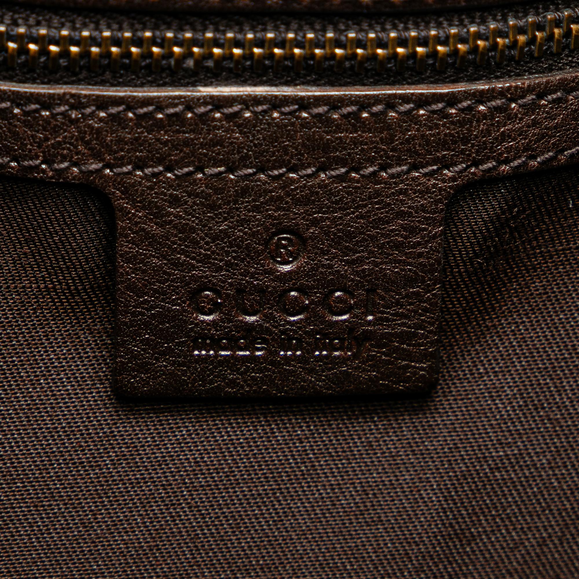 Gucci GG Canvas Interlocking Icon Drawstring Hobo (SHG-lDQuIe)