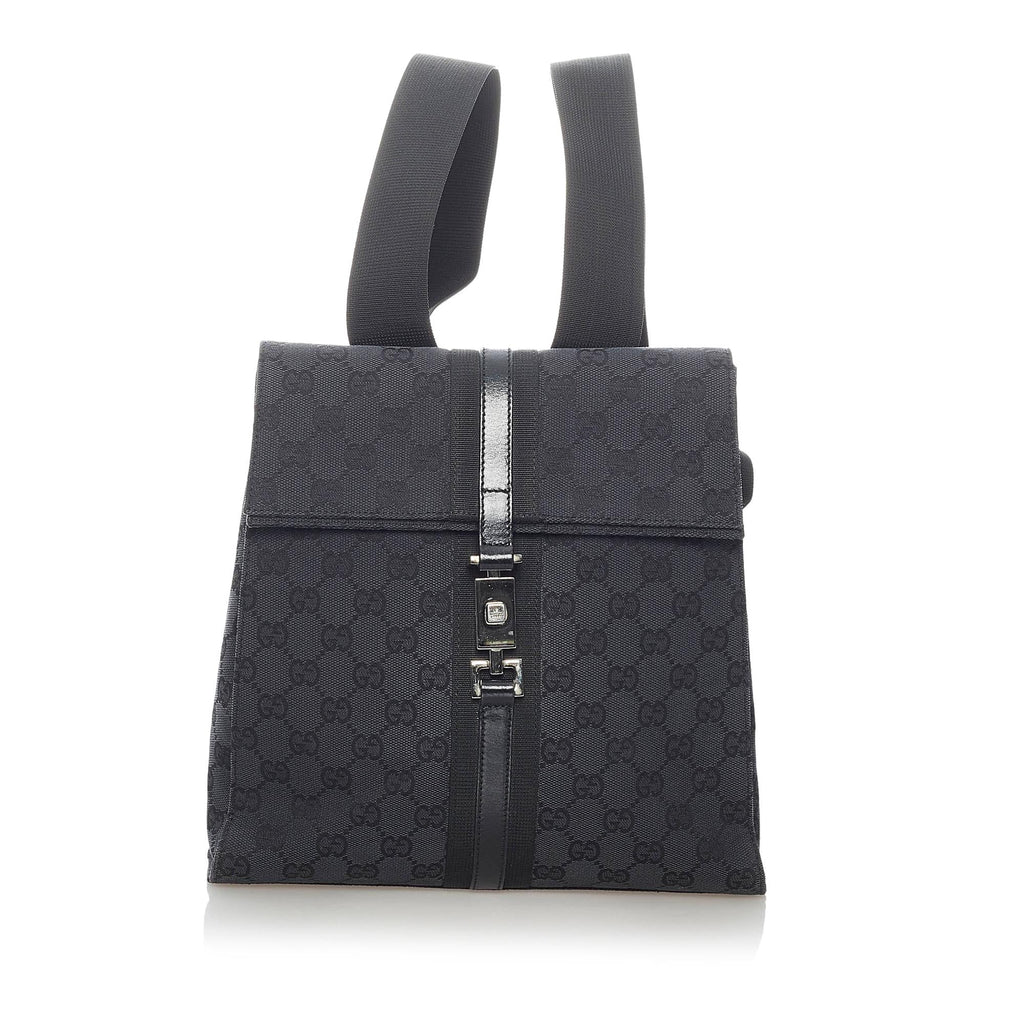 Gucci Gucci Canvas Jackie Backpack (SHG-32330)