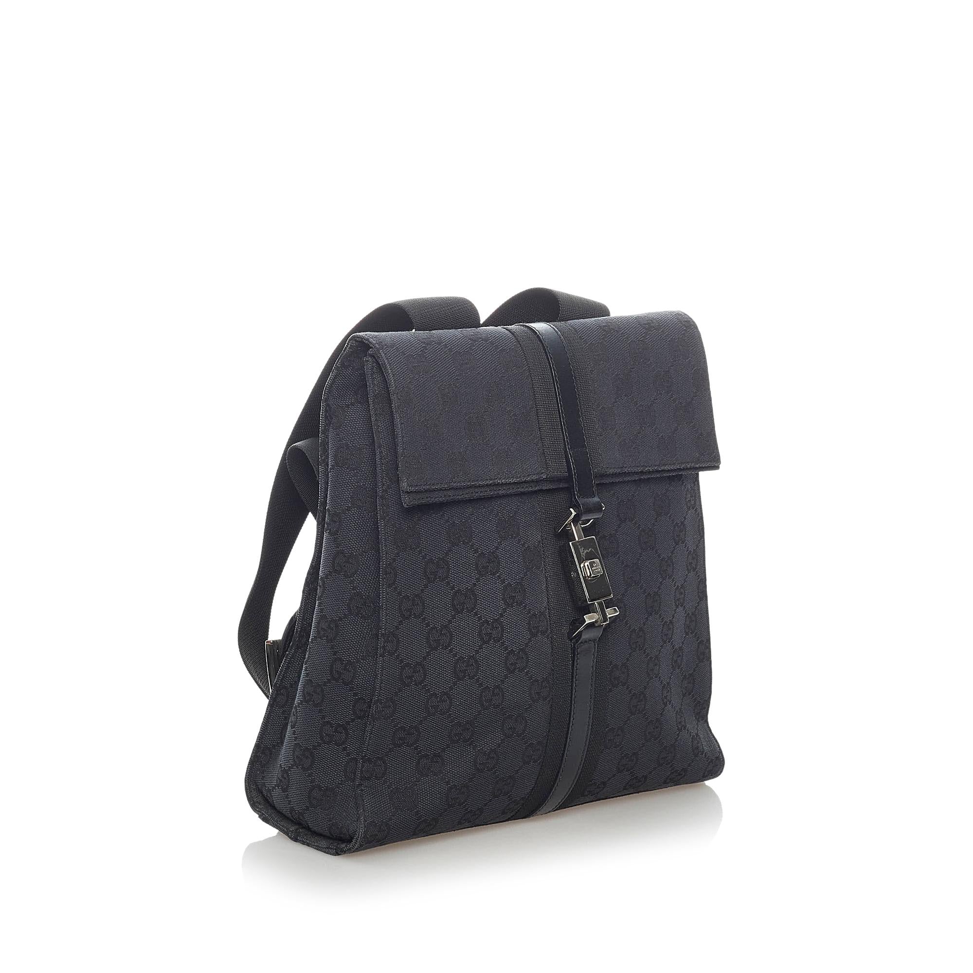 Gucci Gucci Canvas Jackie Backpack (SHG-32330)