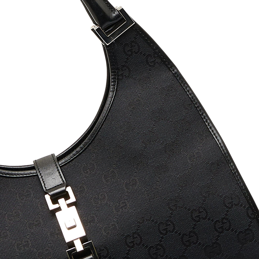 Gucci GG Canvas Jackie Bardot (SHG-LxroRX)