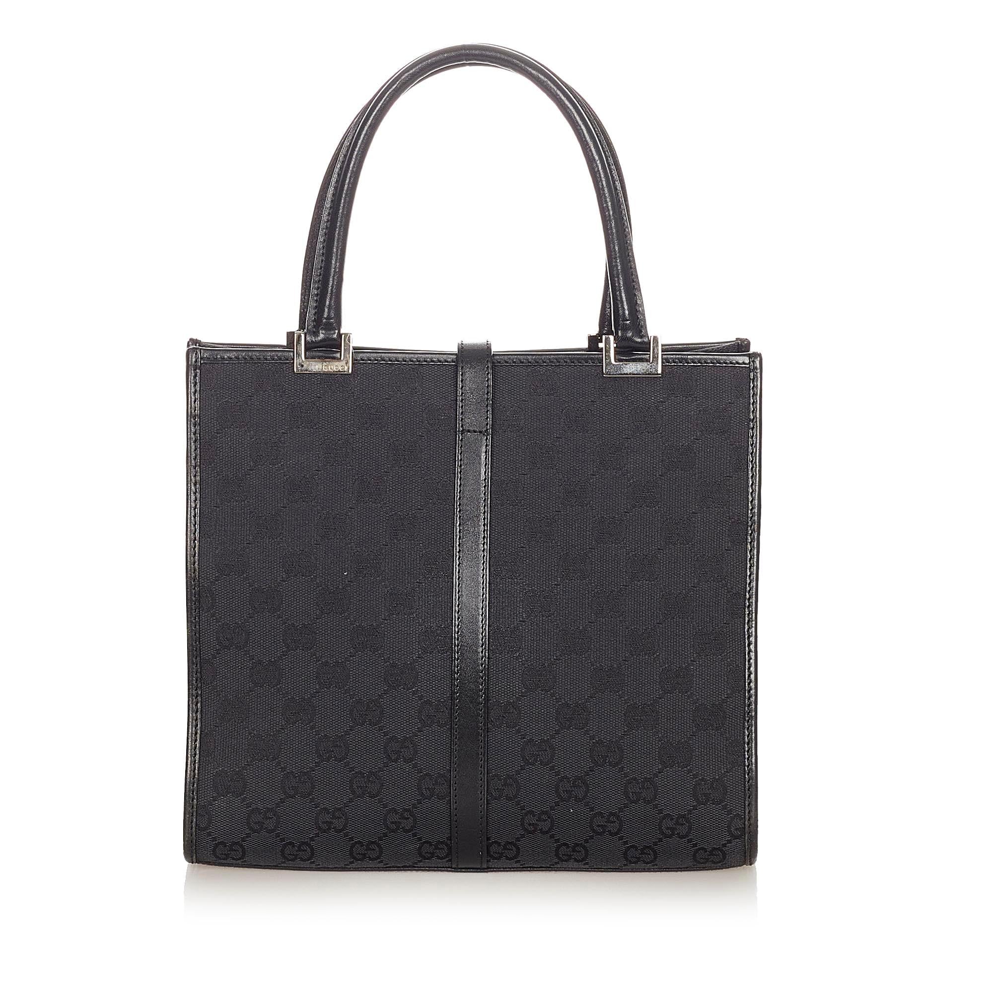 Gucci Gucci Canvas Jackie Handbag (SHG-21710)