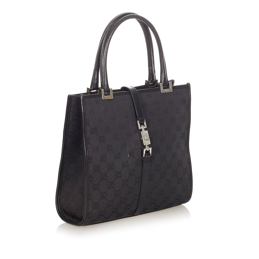 Gucci Gucci Canvas Jackie Handbag (SHG-21710)