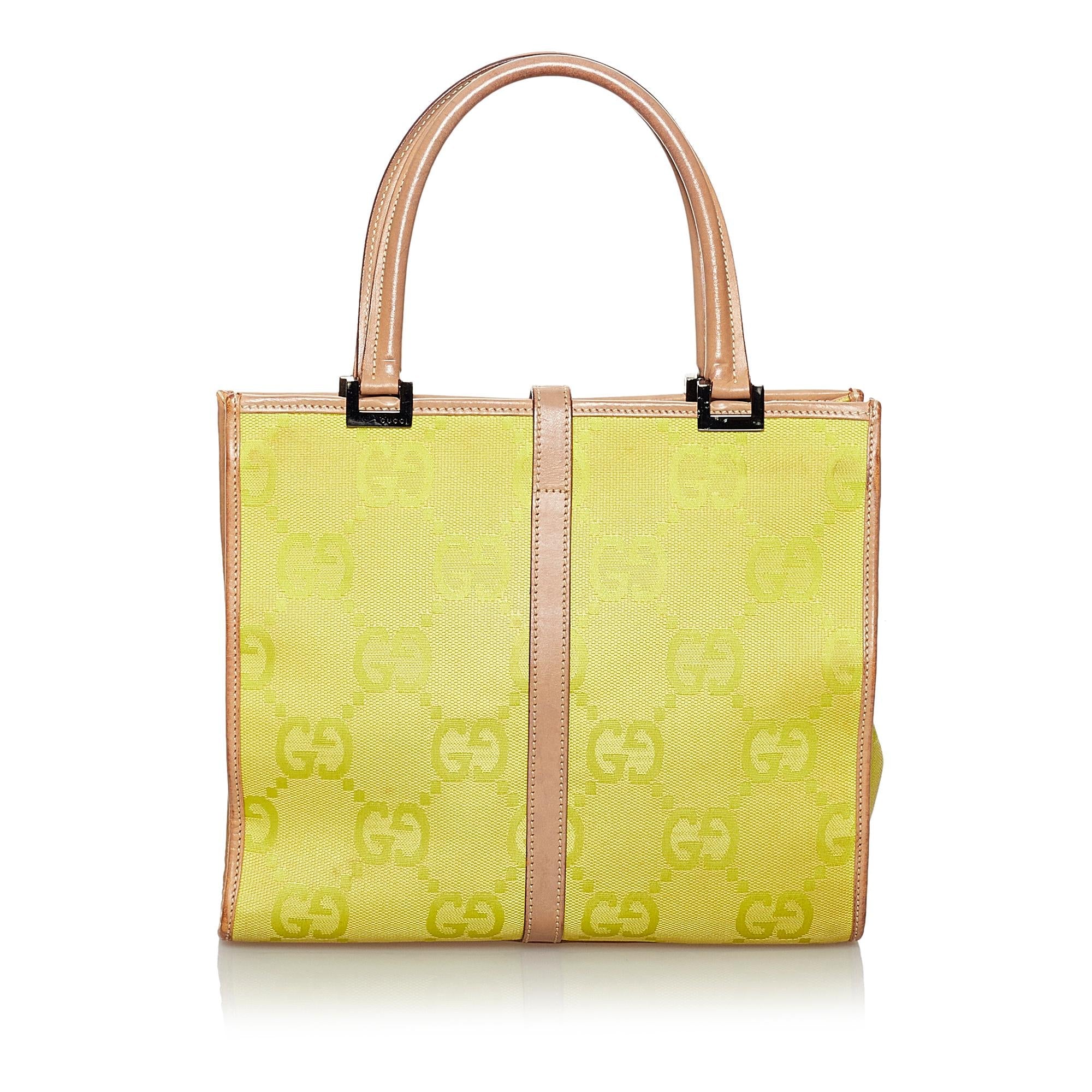 Gucci Gucci Canvas Jackie Handbag (SHG-29823)