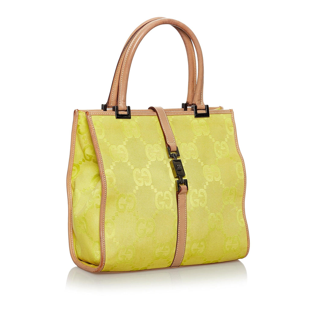 Gucci Gucci Canvas Jackie Handbag (SHG-29823)