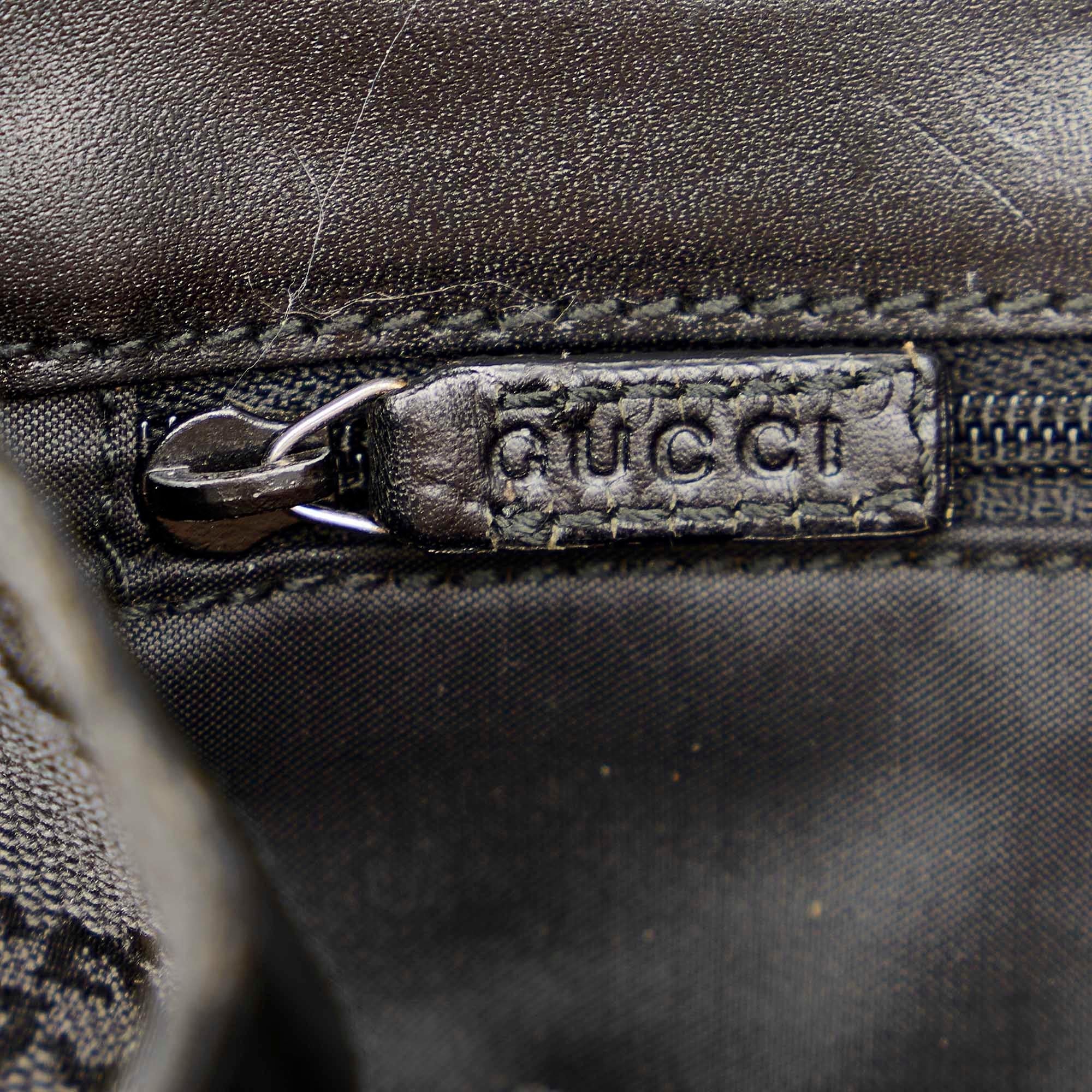 Gucci Gucci Canvas Jackie Handbag (SHG-31965)