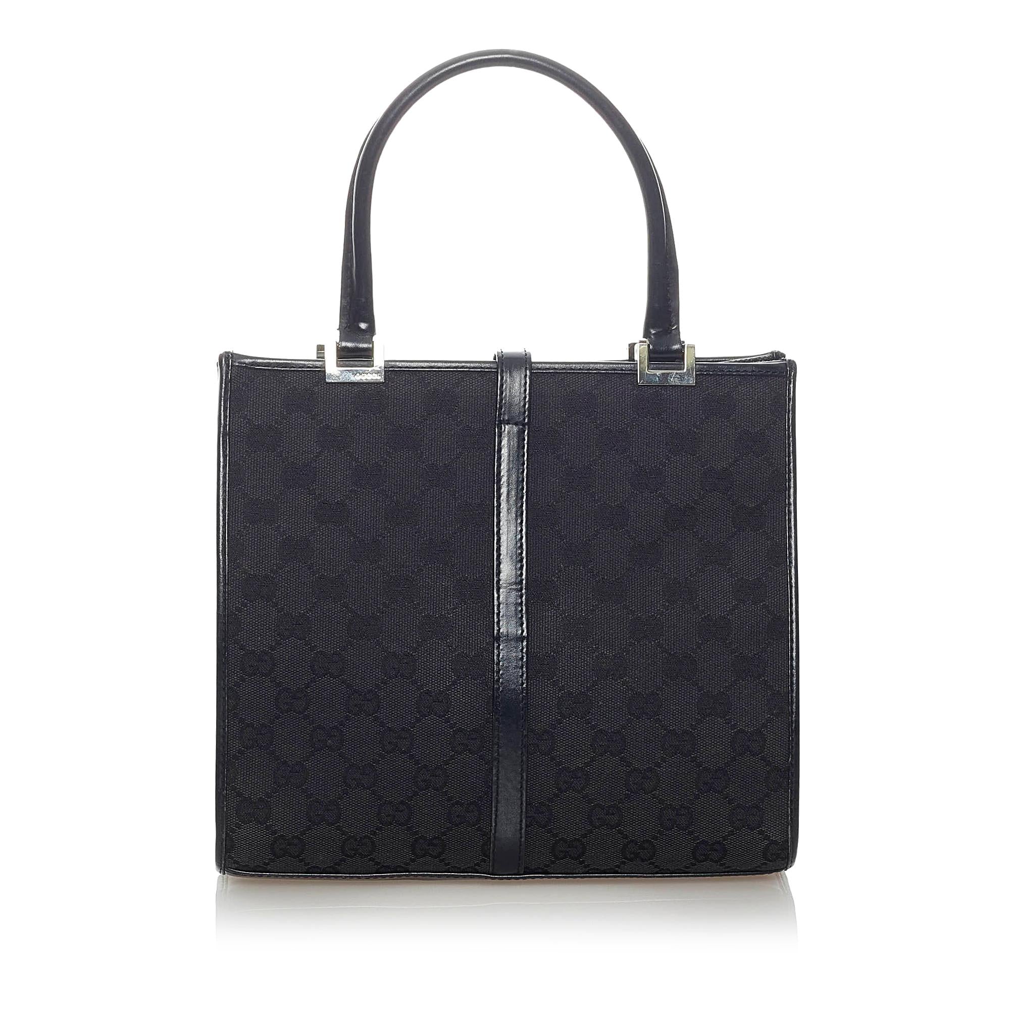 Gucci Gucci Canvas Jackie Handbag (SHG-32707)