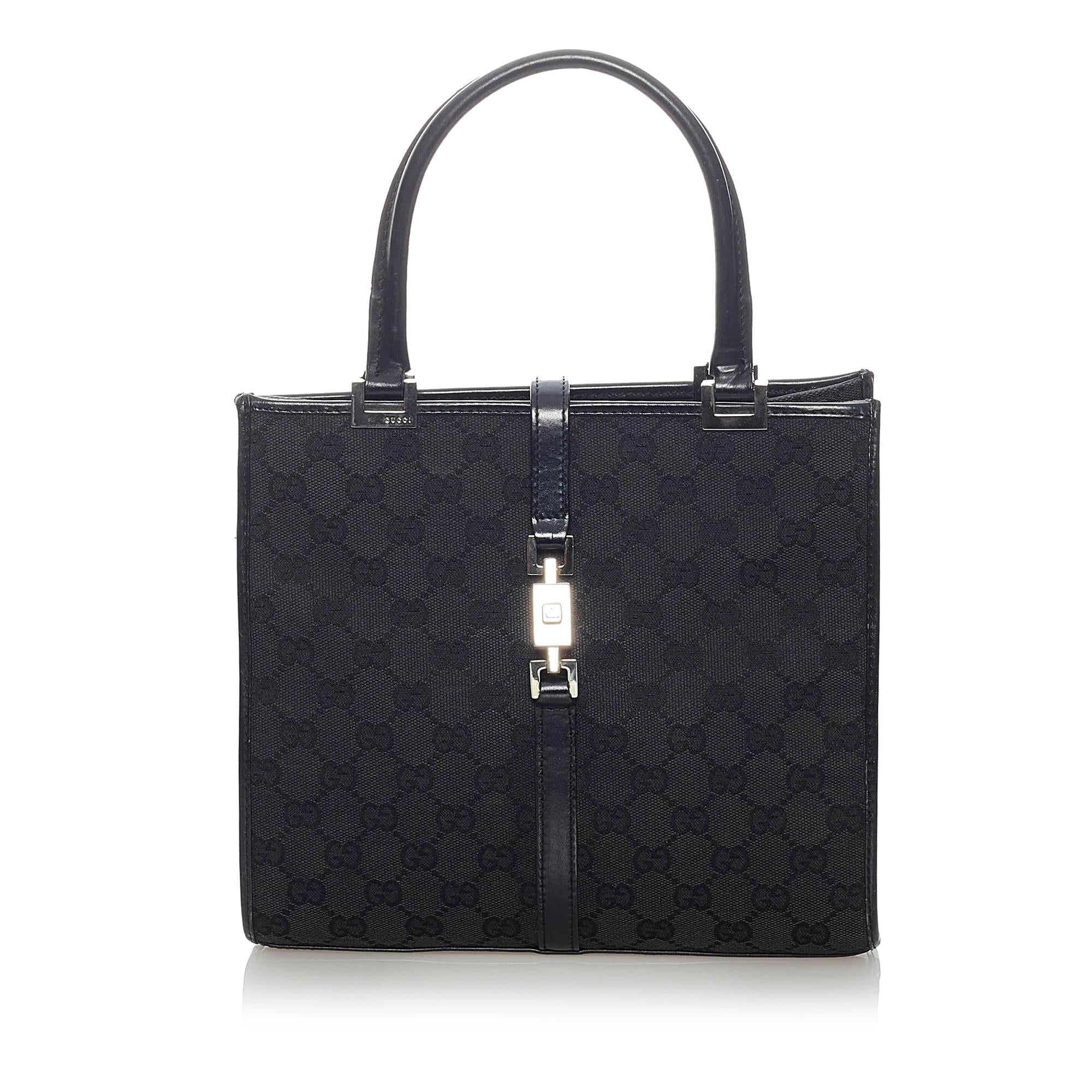 Gucci Gucci Canvas Jackie Handbag (SHG-32707)