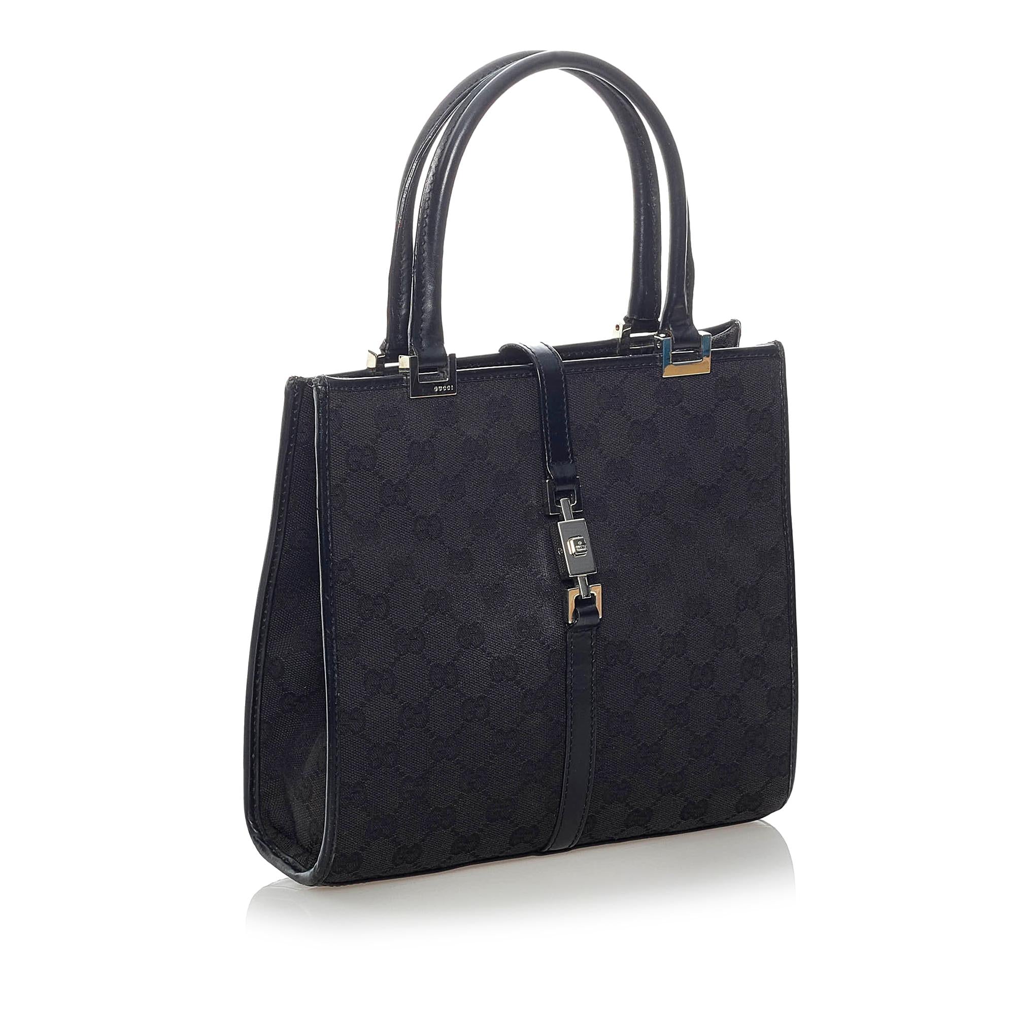 Gucci Gucci Canvas Jackie Handbag (SHG-32707)