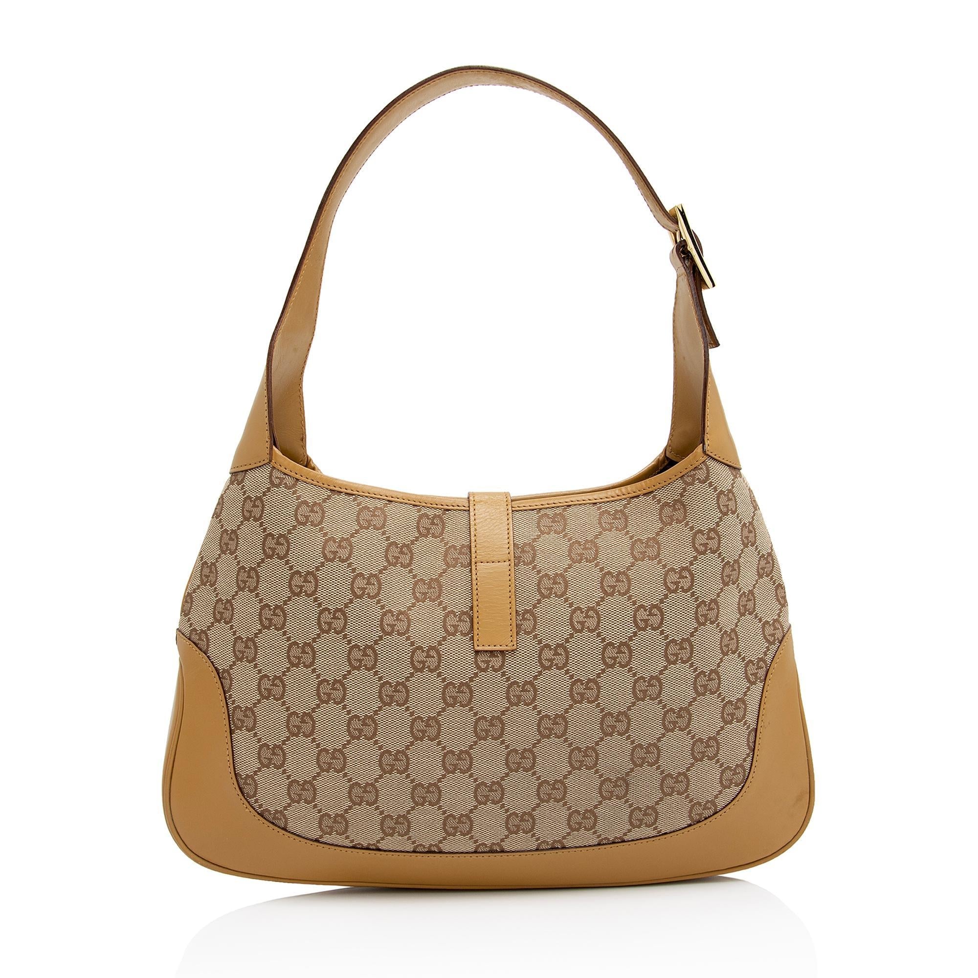 Gucci GG Canvas Jackie Hobo (SHF-fUN11C)