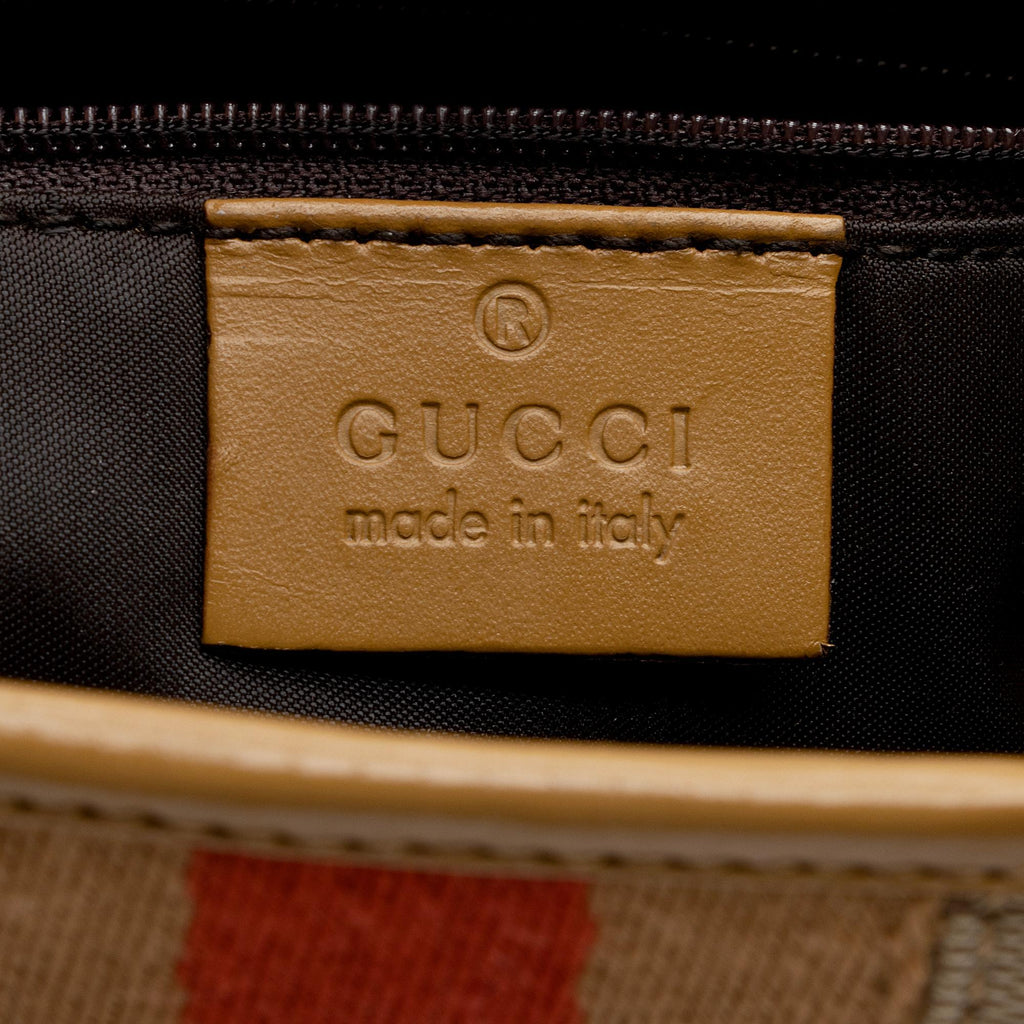 Gucci GG Canvas Jackie Hobo (SHF-fUN11C)