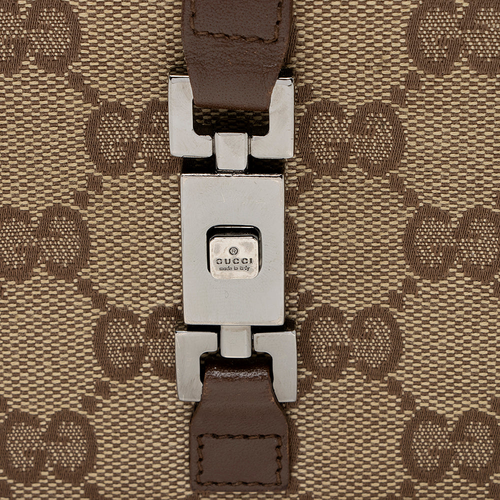 Gucci Gucci Canvas Jackie Long Wallet (SHF-20730)