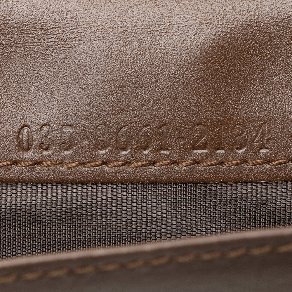 Gucci Gucci Canvas Jackie Long Wallet (SHF-20730)