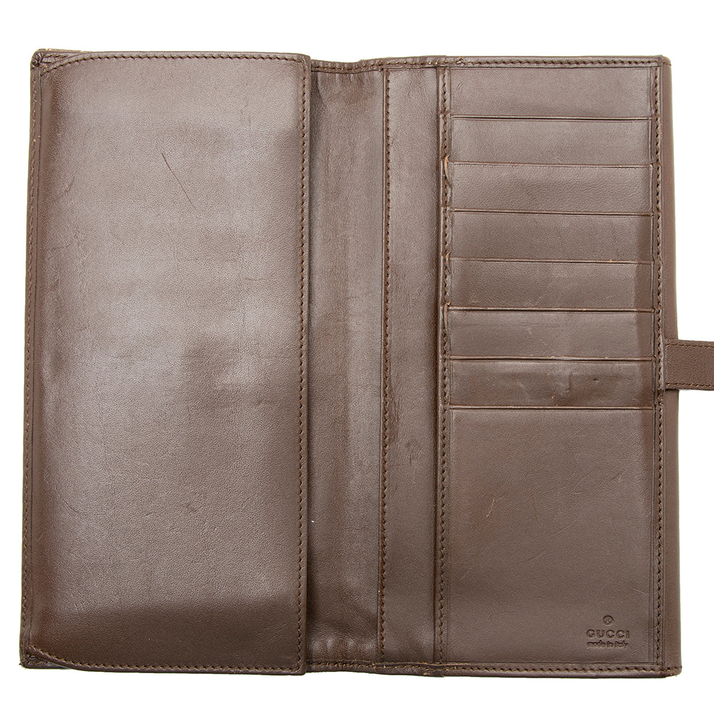 Gucci Gucci Canvas Jackie Long Wallet (SHF-20730)