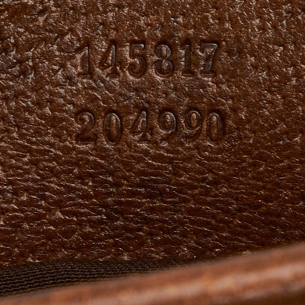 Gucci GG Canvas Jackie Piston Lock Handbag (SHG-oonzW2)