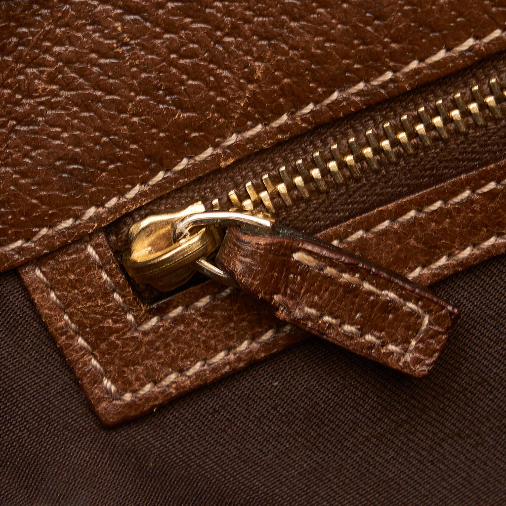 Gucci GG Canvas Jackie Piston Lock Handbag (SHG-oonzW2)