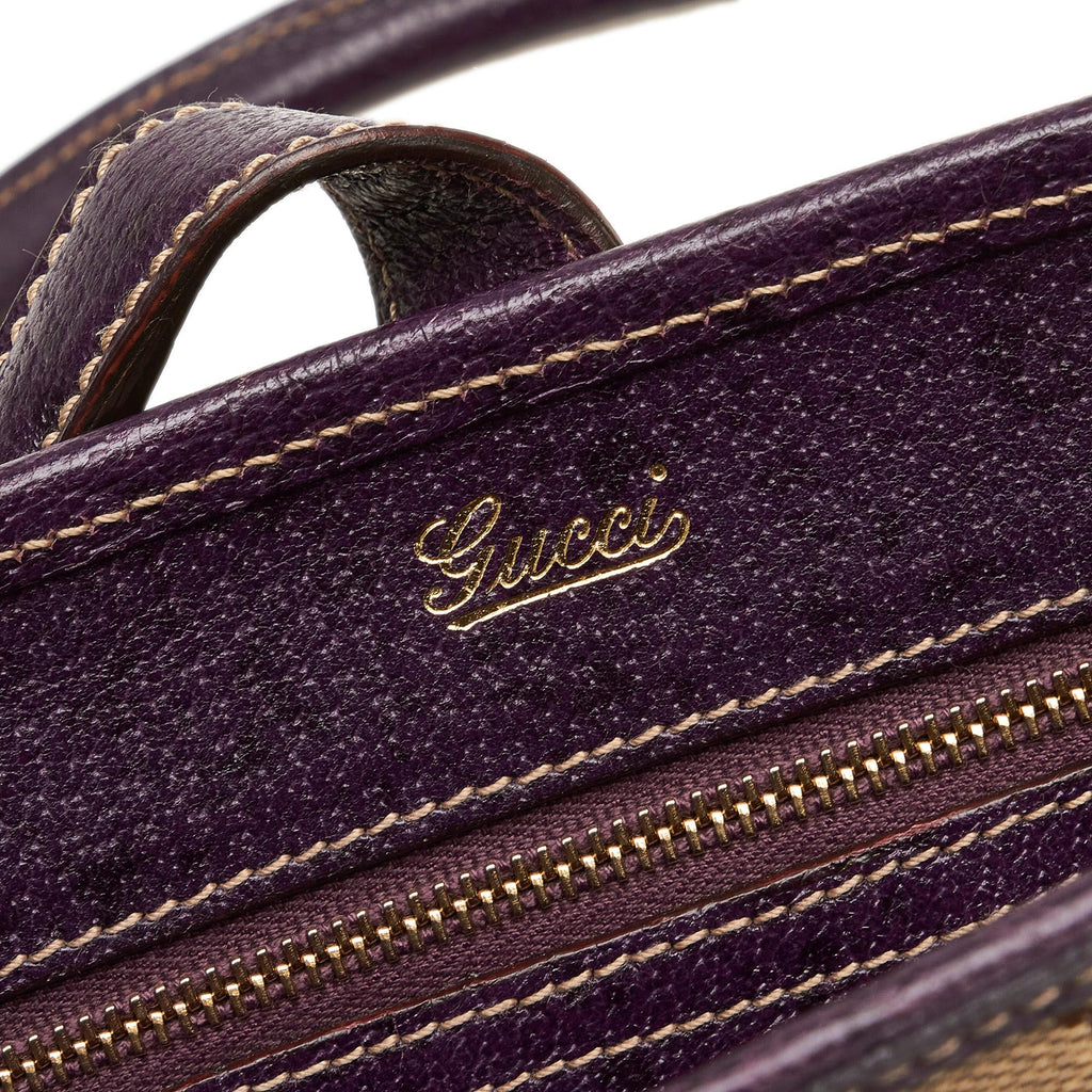 Gucci GG Canvas Jackie Piston Lock Handbag (SHG-F3Db8C)