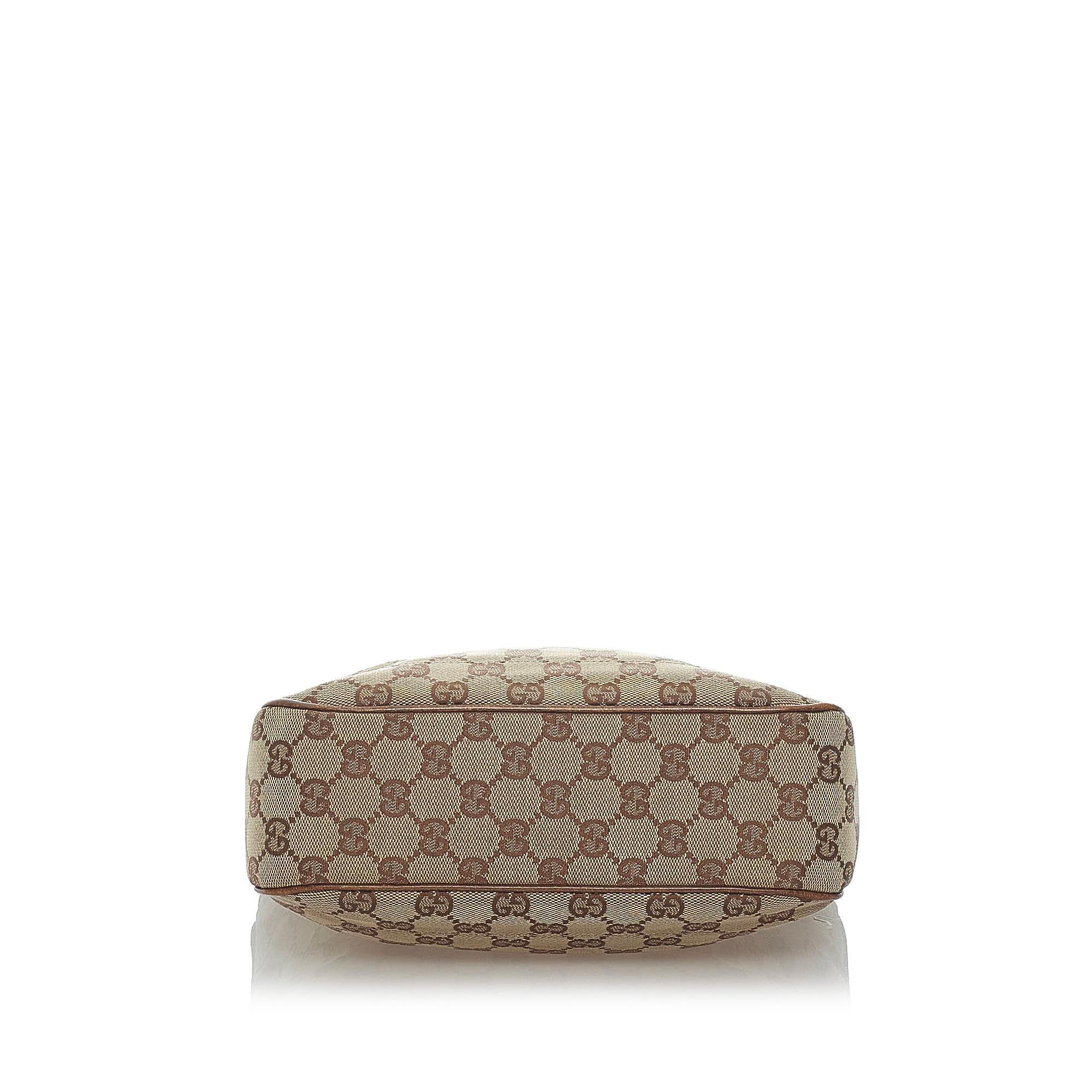 Gucci GG Canvas Jackie Piston Lock Tote Bag (SHG-33261)