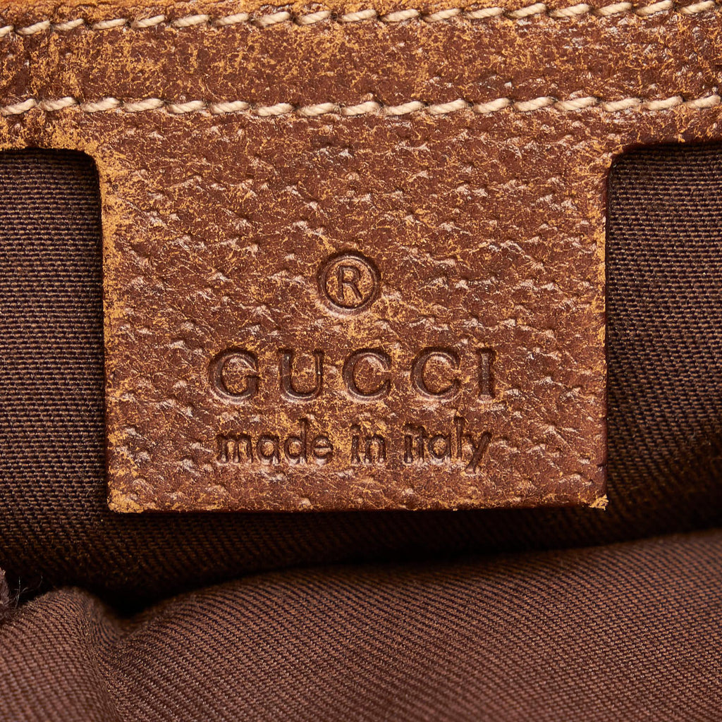 Gucci GG Canvas Jackie Piston Lock Tote Bag (SHG-33261)