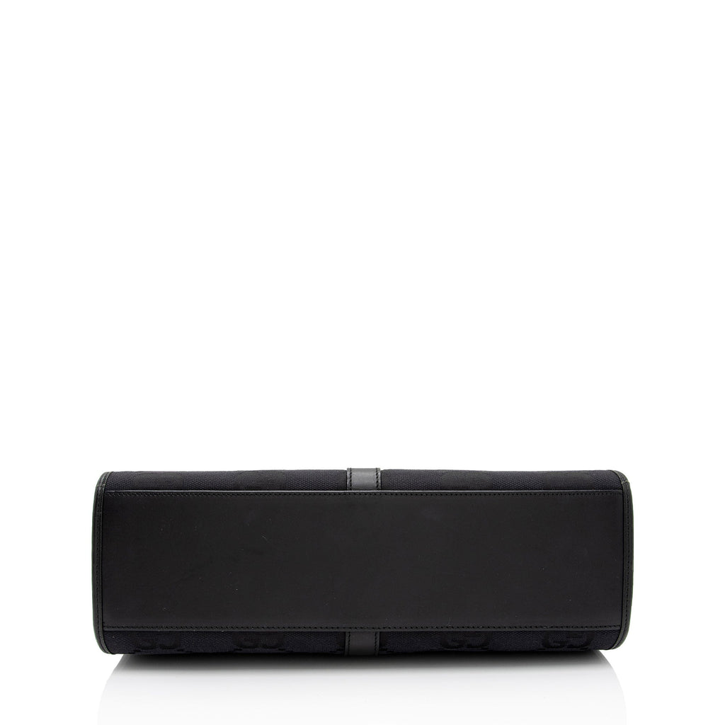 Gucci GG Canvas Jackie Small Shoulder Bag (SHF-Ajw7gP)