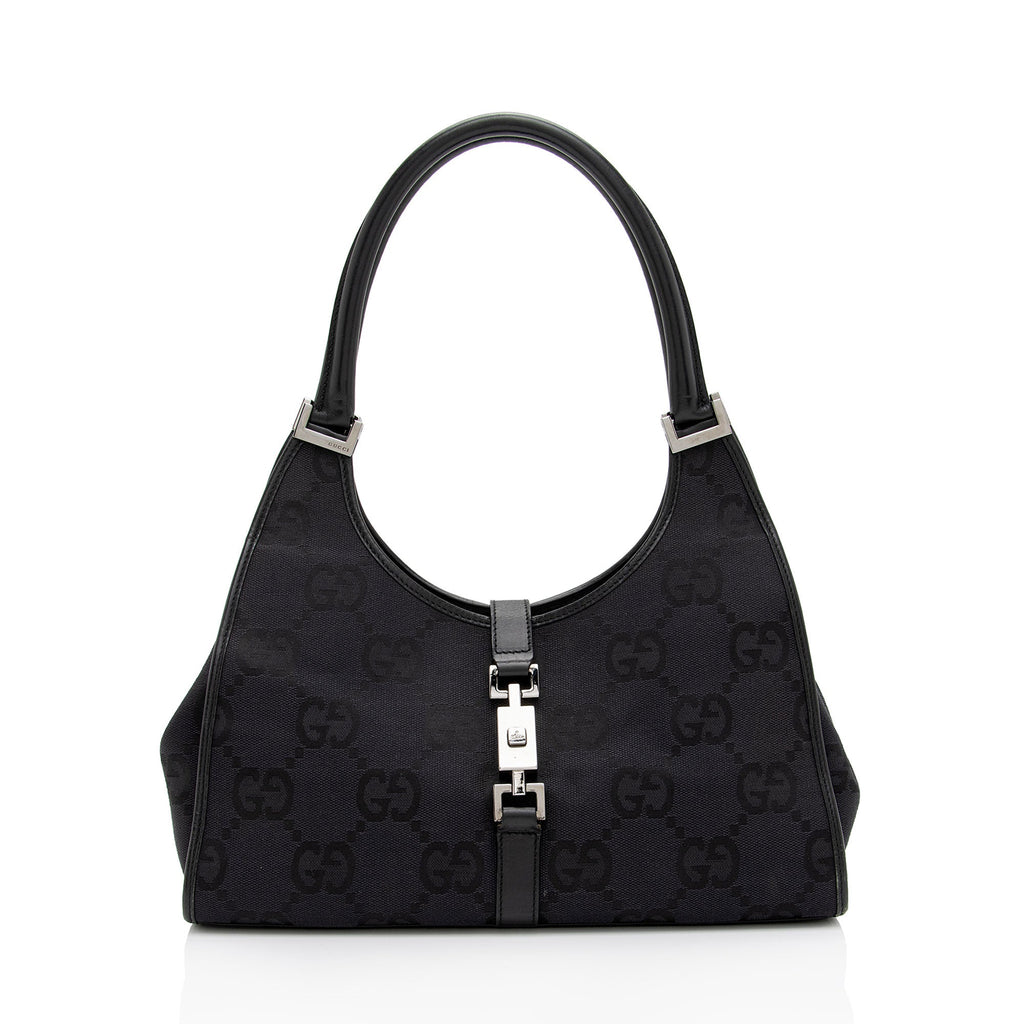 Gucci GG Canvas Jackie Small Shoulder Bag (SHF-Ajw7gP)