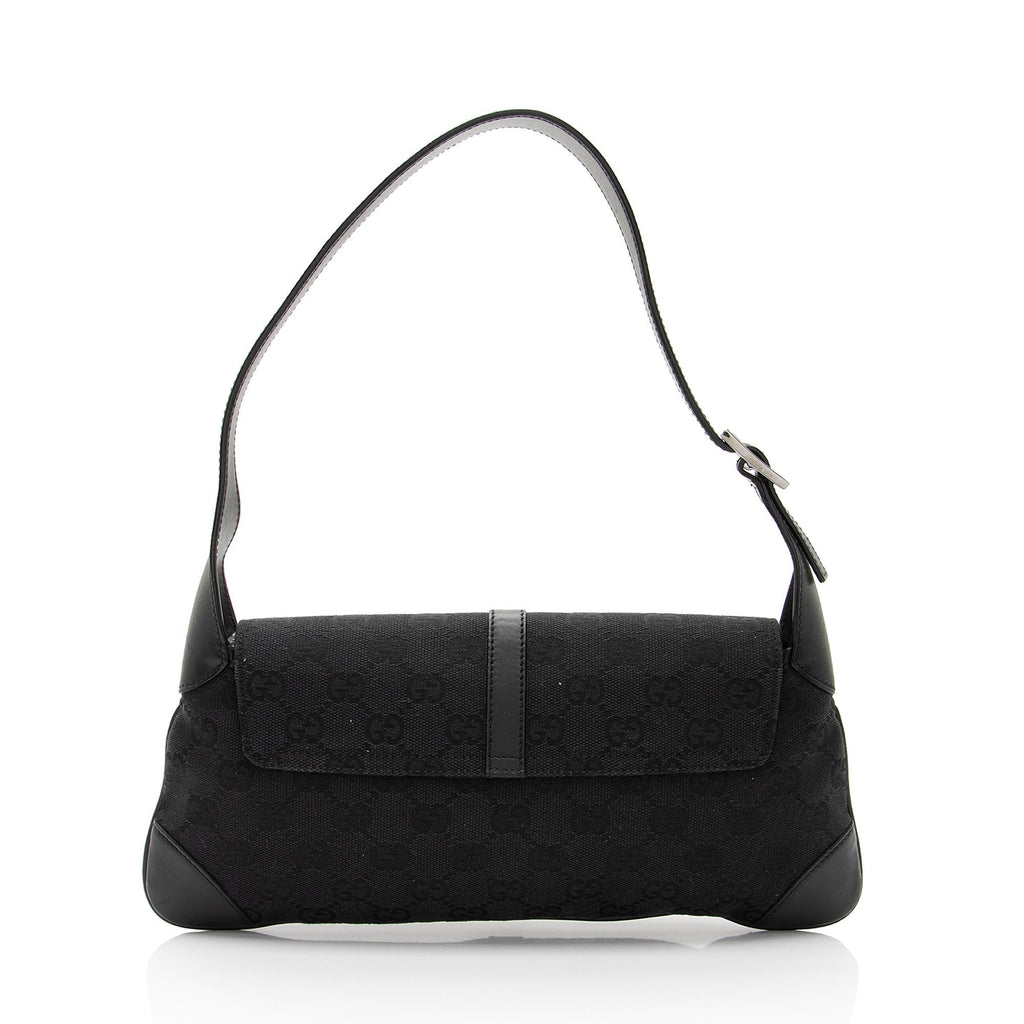 Gucci GG Canvas Jackie Small Shoulder Bag (SHF-e6LKFX)