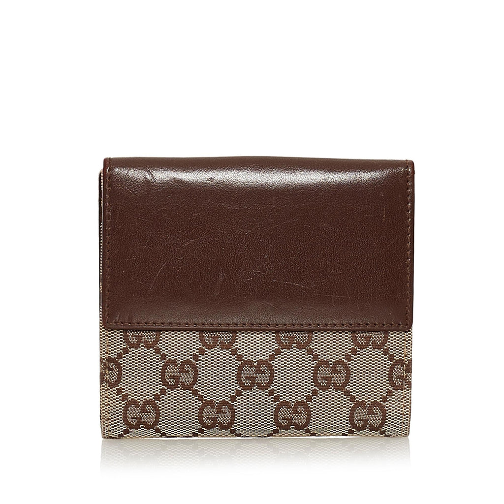 Gucci Gucci Canvas Jackie Wallet (SHG-33728)