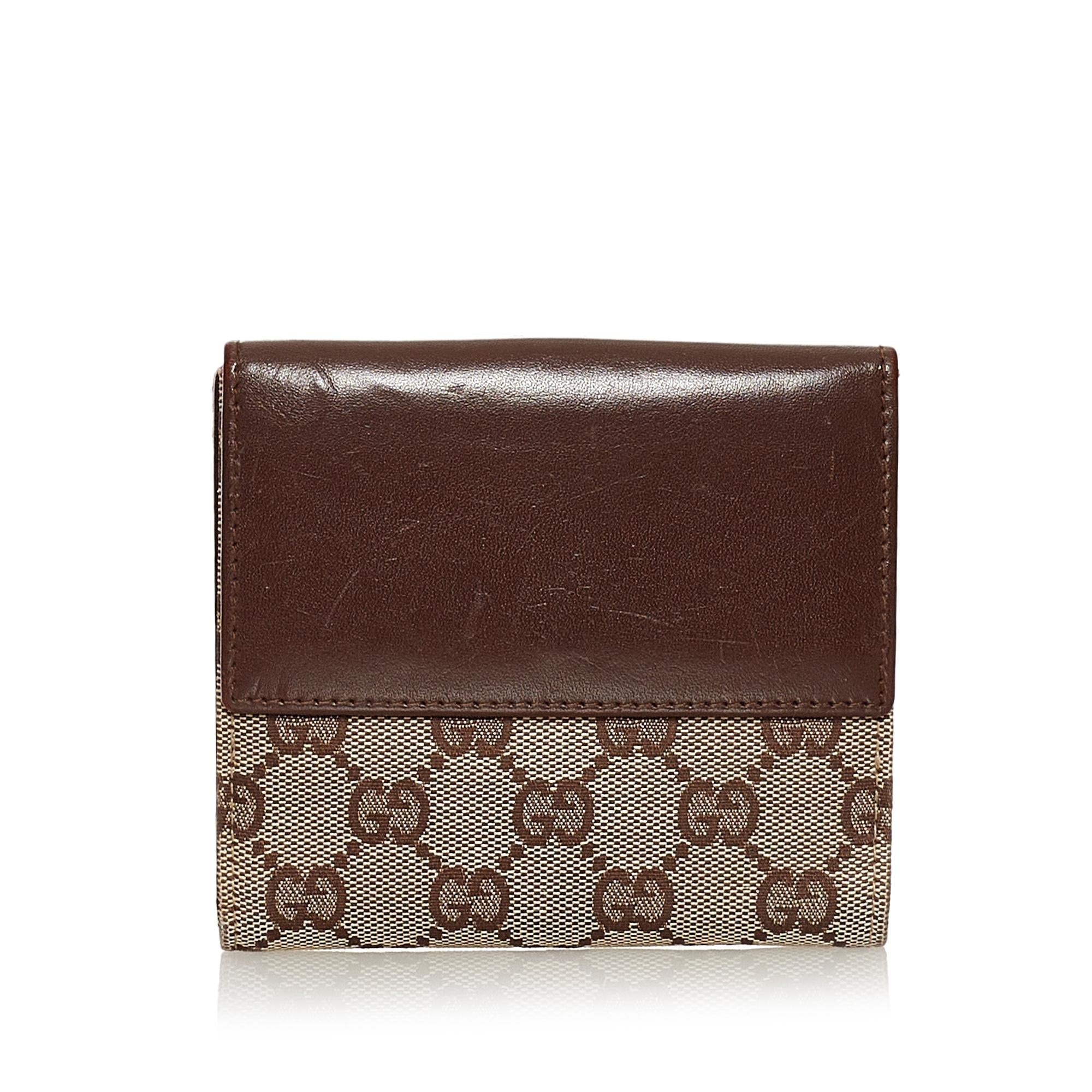 Gucci Gucci Canvas Jackie Wallet (SHG-33728)