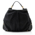 Gucci GG Canvas Jockey Large Hobo