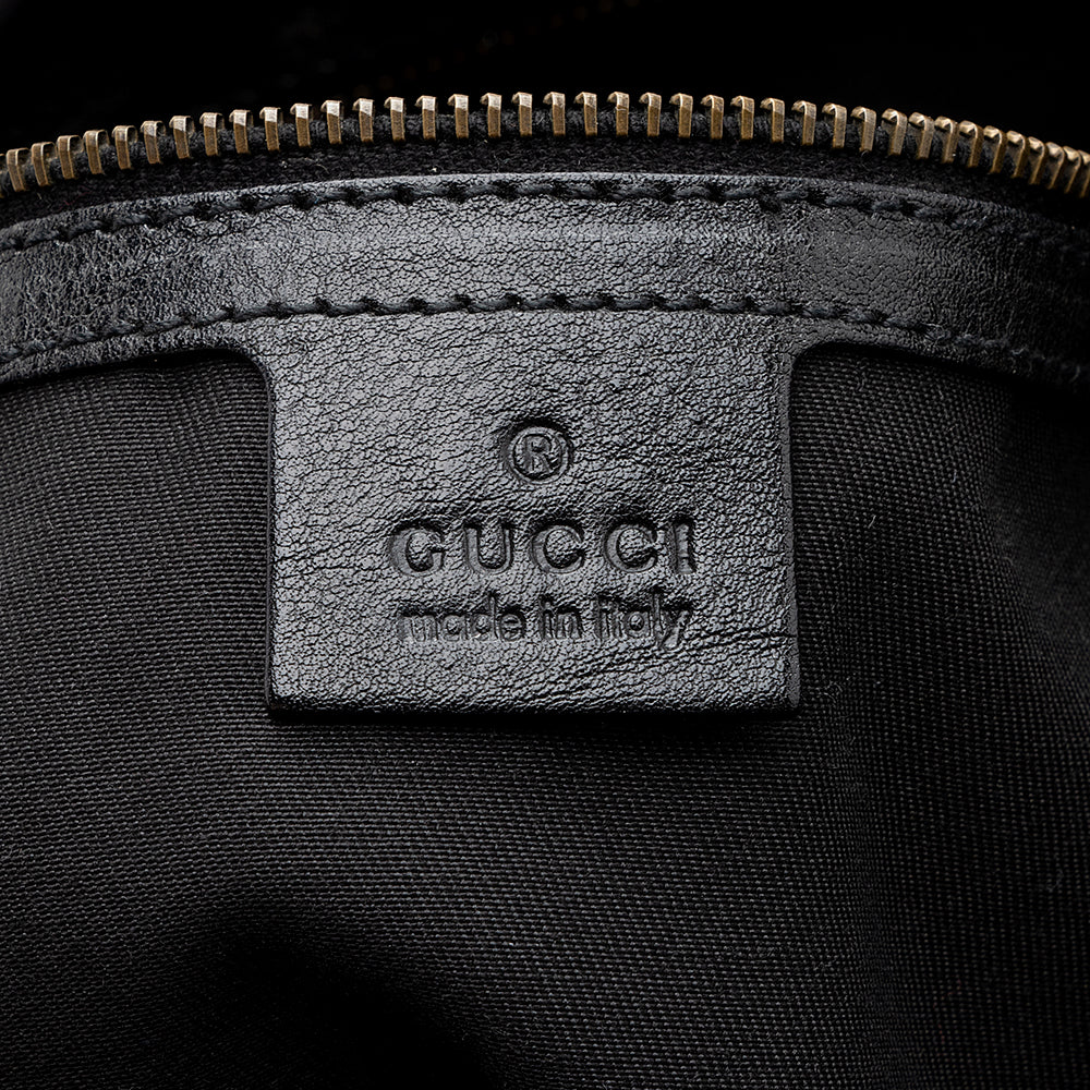 Gucci Gucci Canvas Jockey Medium Hobo (SHF-19499)
