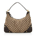 Gucci GG Canvas Jockey Medium Hobo (SHF-21770)