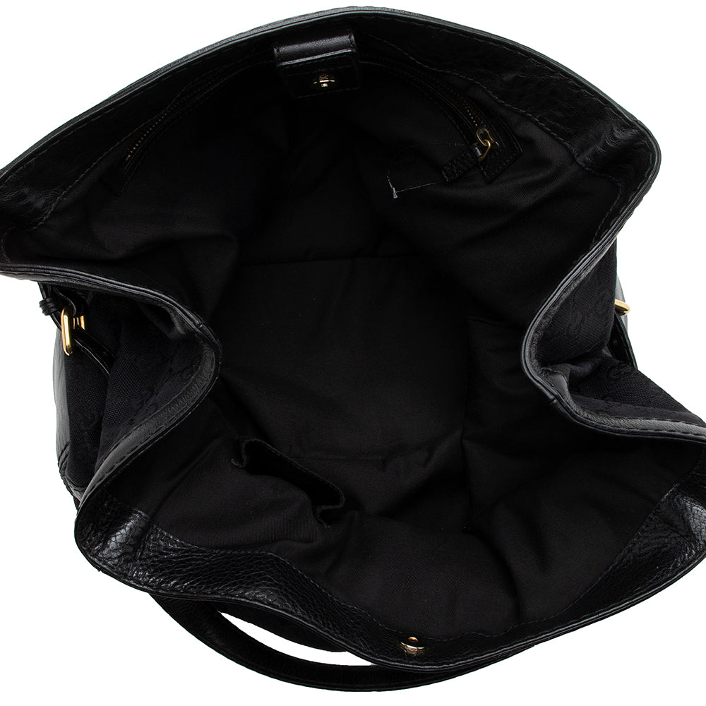 Gucci GG Canvas Jockey Medium Tote (SHF-17167)