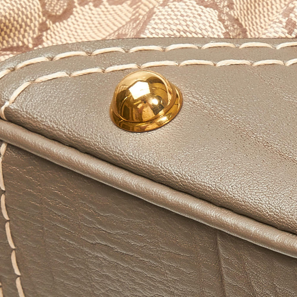 Gucci GG Canvas Jockey Shoulder Bag (SHG-L42G2r)