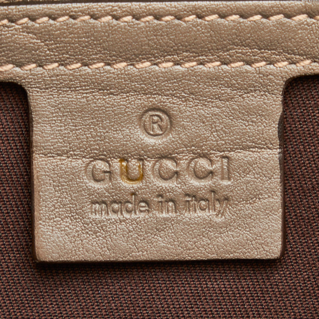 Gucci GG Canvas Jockey Shoulder Bag (SHG-L42G2r)