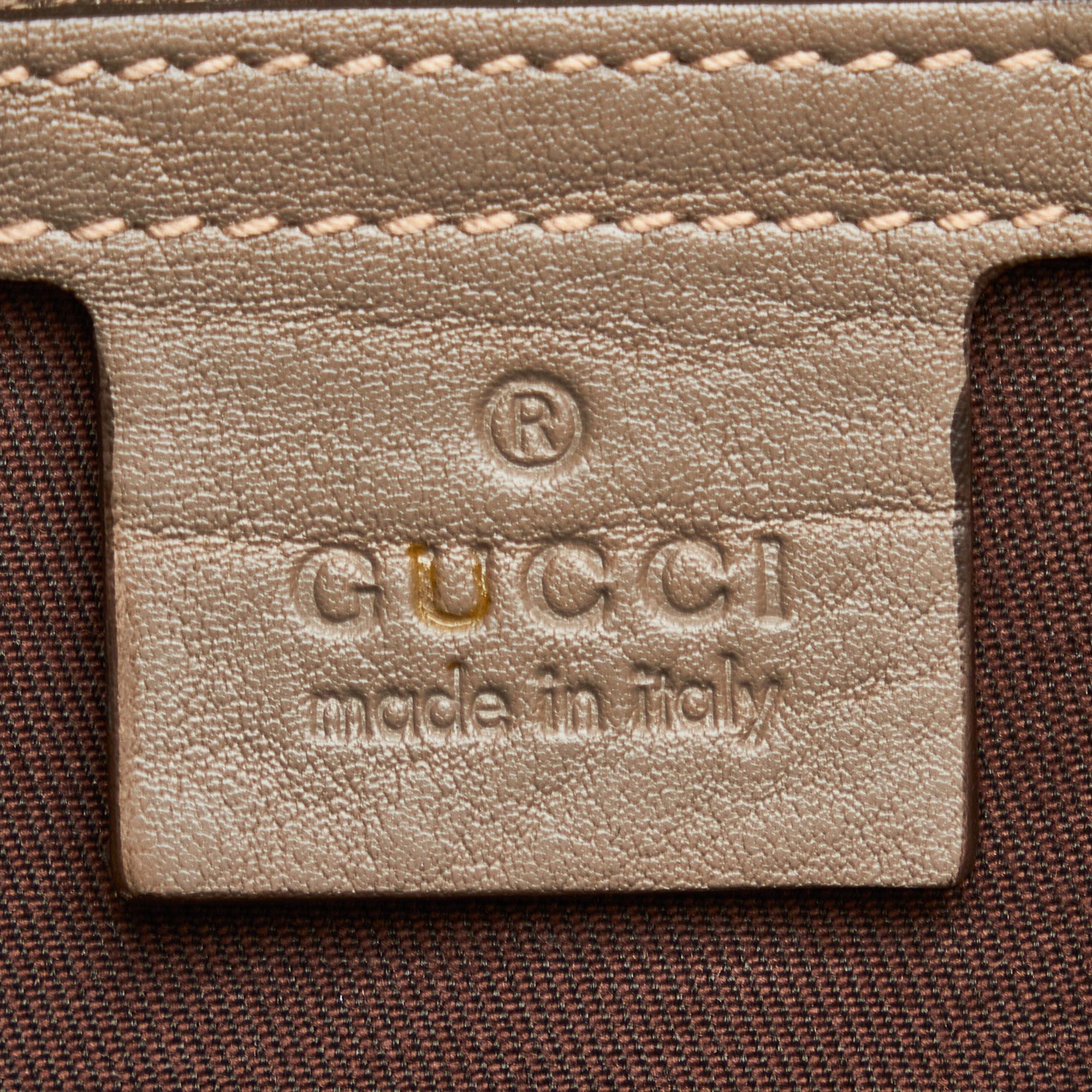 Gucci GG Canvas Jockey Shoulder Bag (SHG-L42G2r)