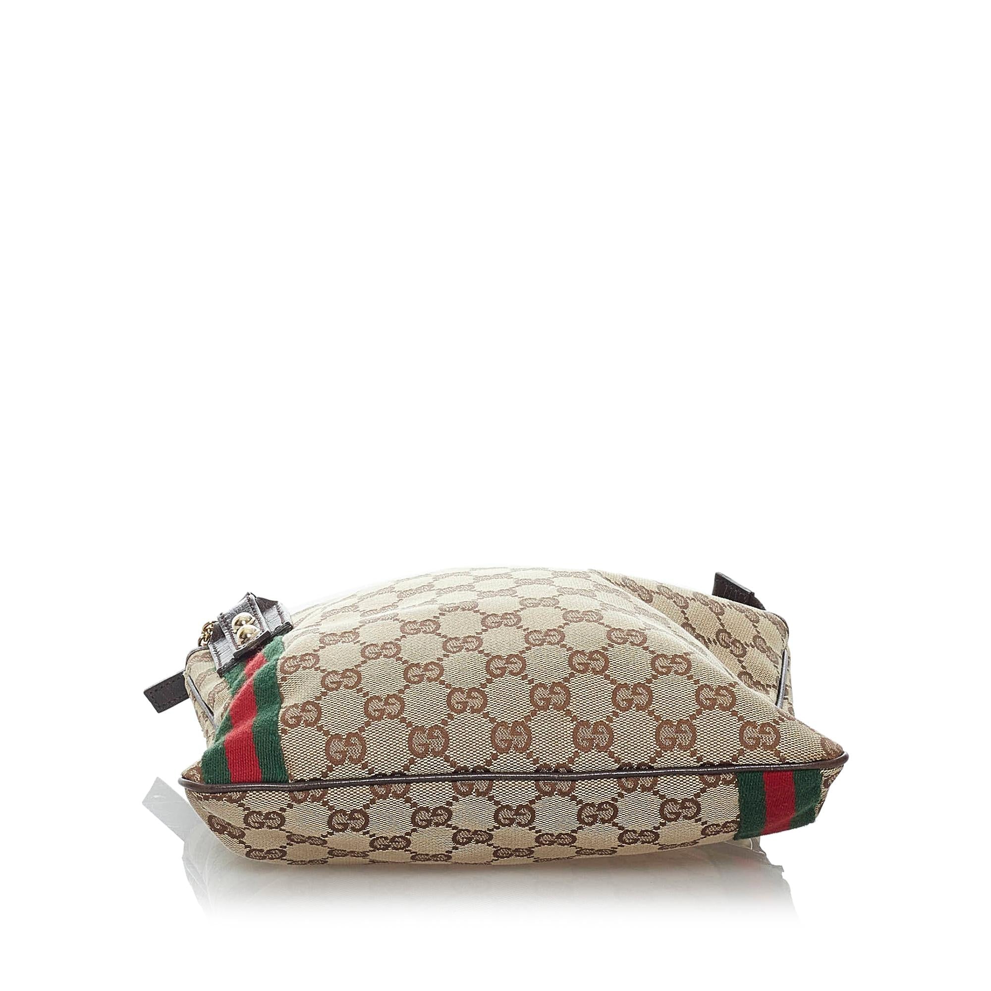 Gucci Gucci Canvas Jolicoeur Crossbody Bag (SHG-29452)